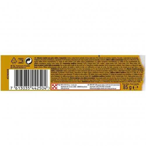 Embalagem de 24 x Ração Húmida GOURMET GOLD Carne e Tomate 85 g