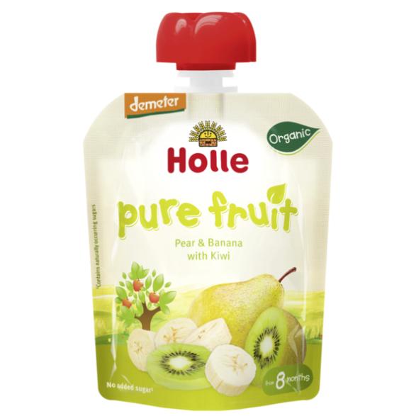 Smoothie biológico de pêra, banana e kiwi da Holle 90g