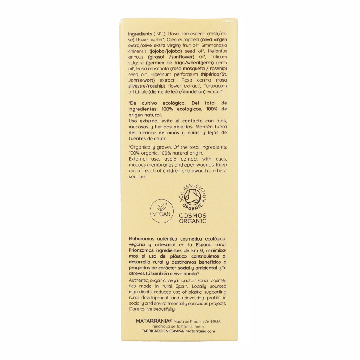 Aftersun Fluida BIO Matarrania 100 ml
