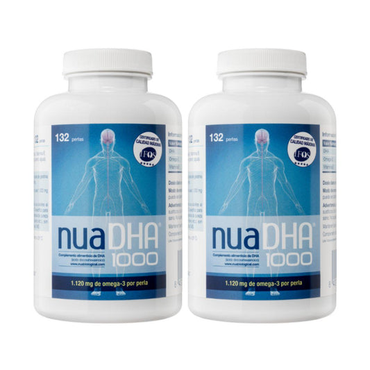 Pack 2x NuaDHA 1000 Nua Laboratories 132 pérolas