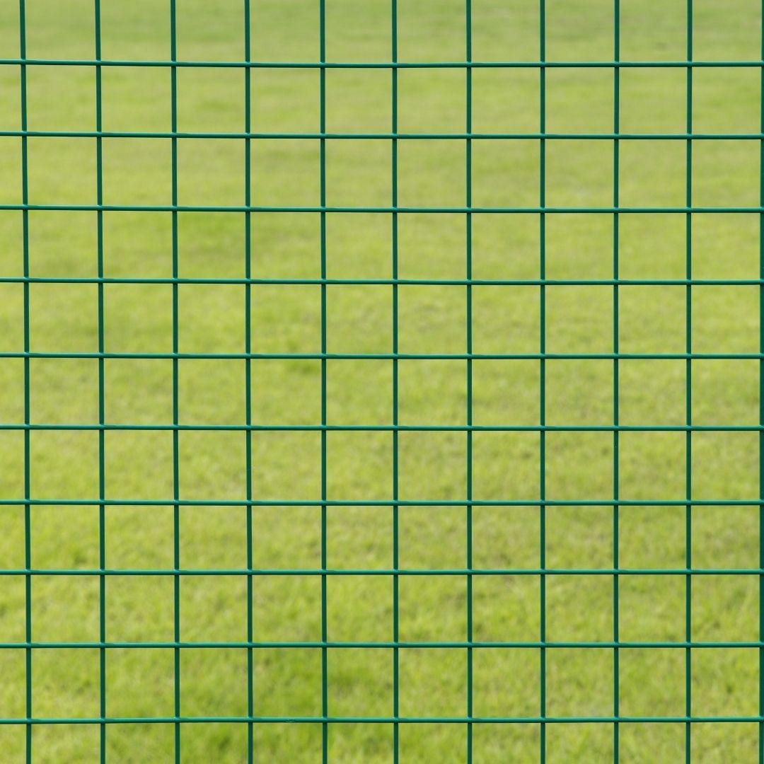 Malla Metalica Plastificada| 1x25m| Composición 80% Acero Galvanizado/20% Pvc|malla Para Cercos| Reticula 6x6mm_4