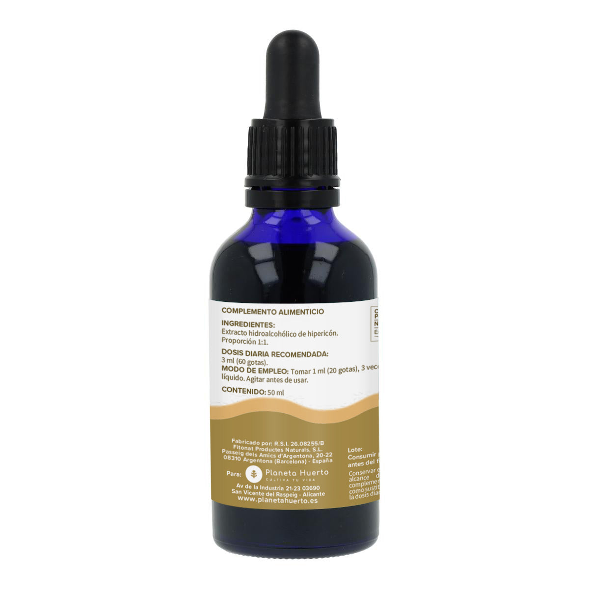 Extrato de Hipérico Planeta Huerto 50 ml.