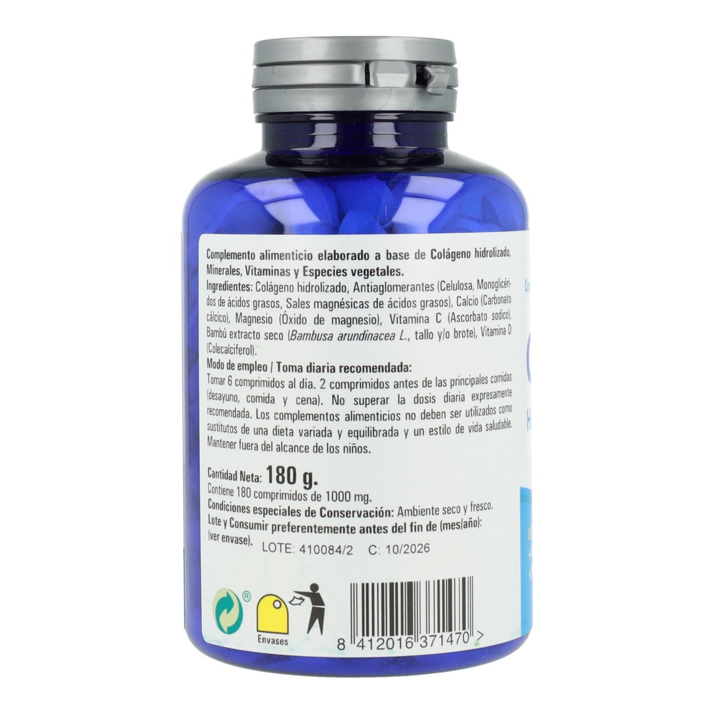 PC colagénio zentrum hidrolisado Ynsadiet 180 cápsulas