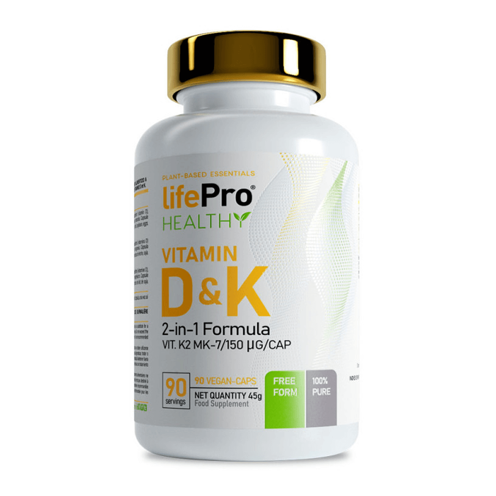 Vitamin D&k - 90 Cápsulas Veganas - Vitaminas - Lifepro_0