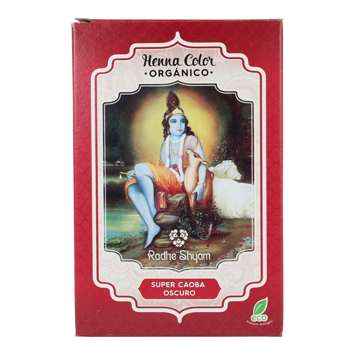 Henna em pó mogno super escuro Radhe Shyam 100 g