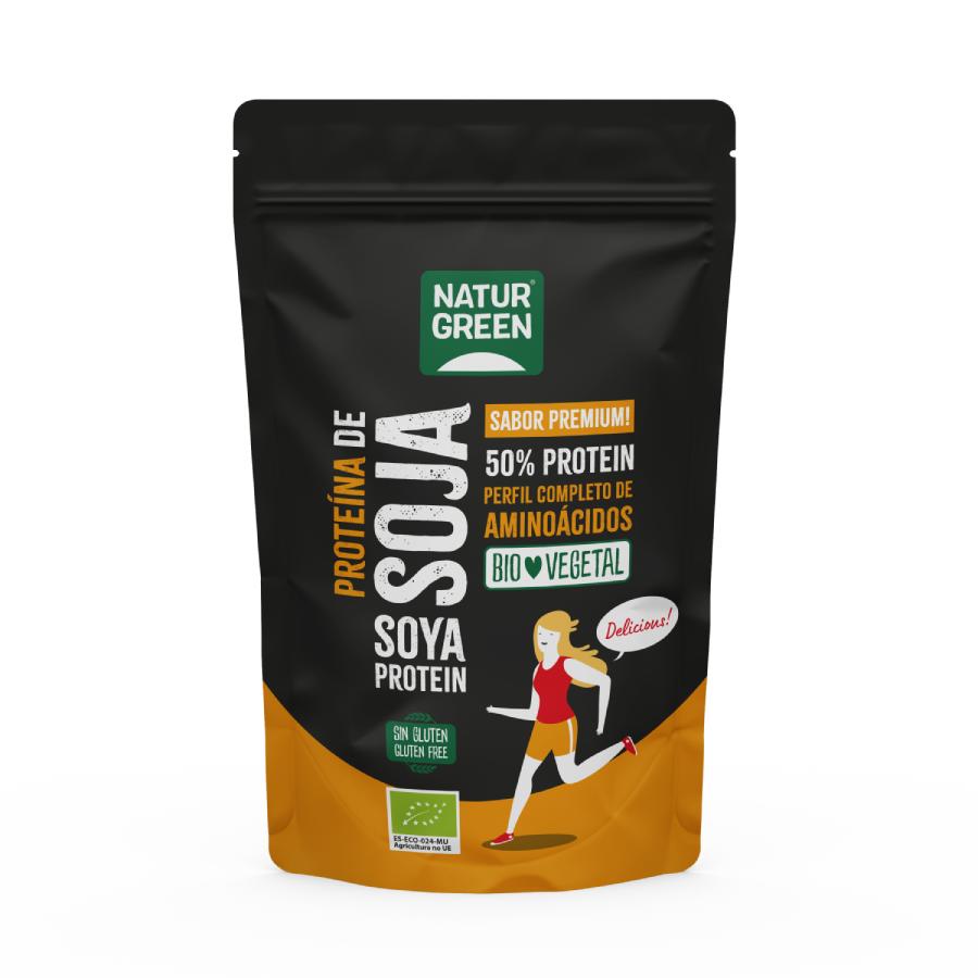 Proteína de Soja 50% Bio Sem Glúten NaturGreen 375 g