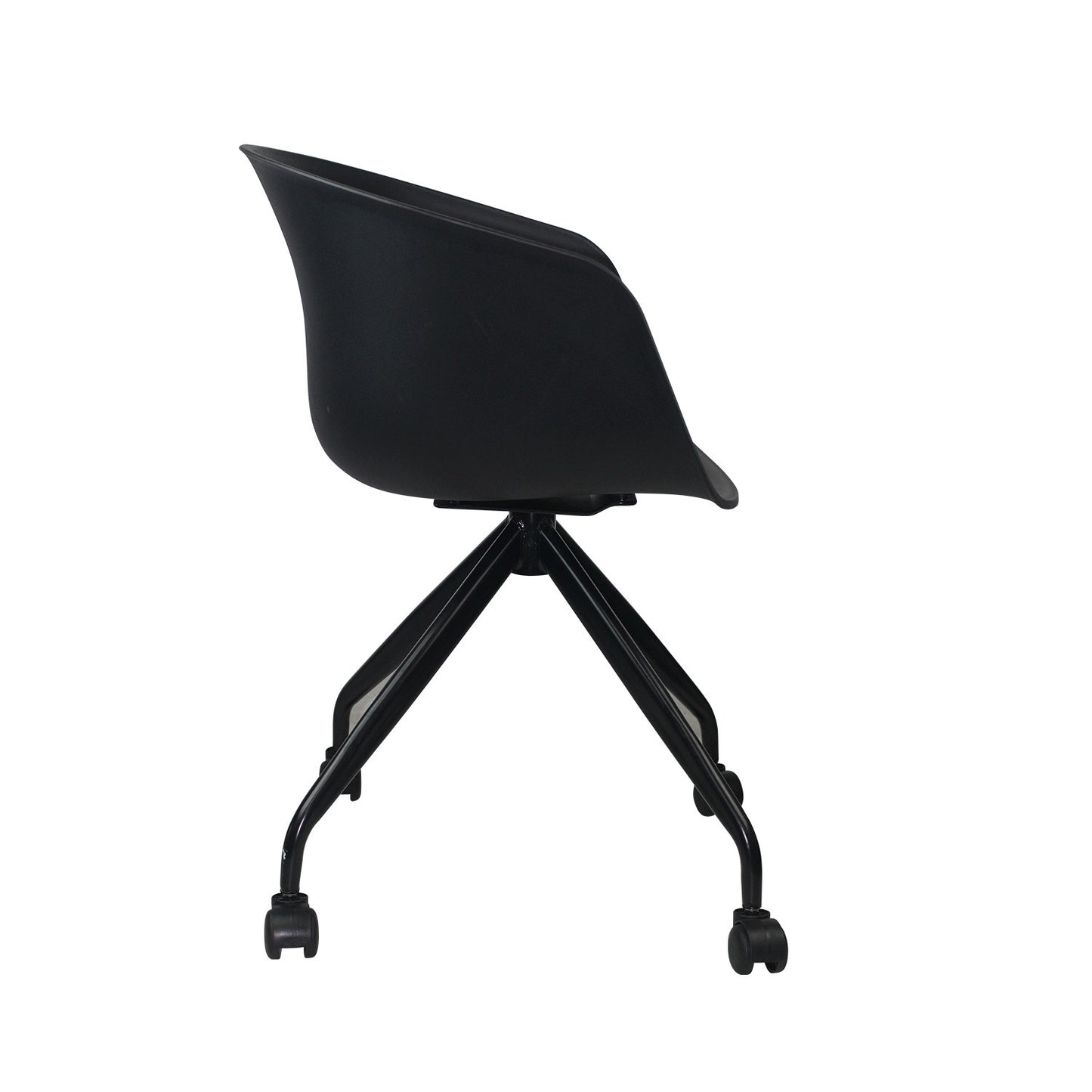 Silla De Escritorio Con Ruedas New Age Negro 78,6x56x49cm Thinia Home_2