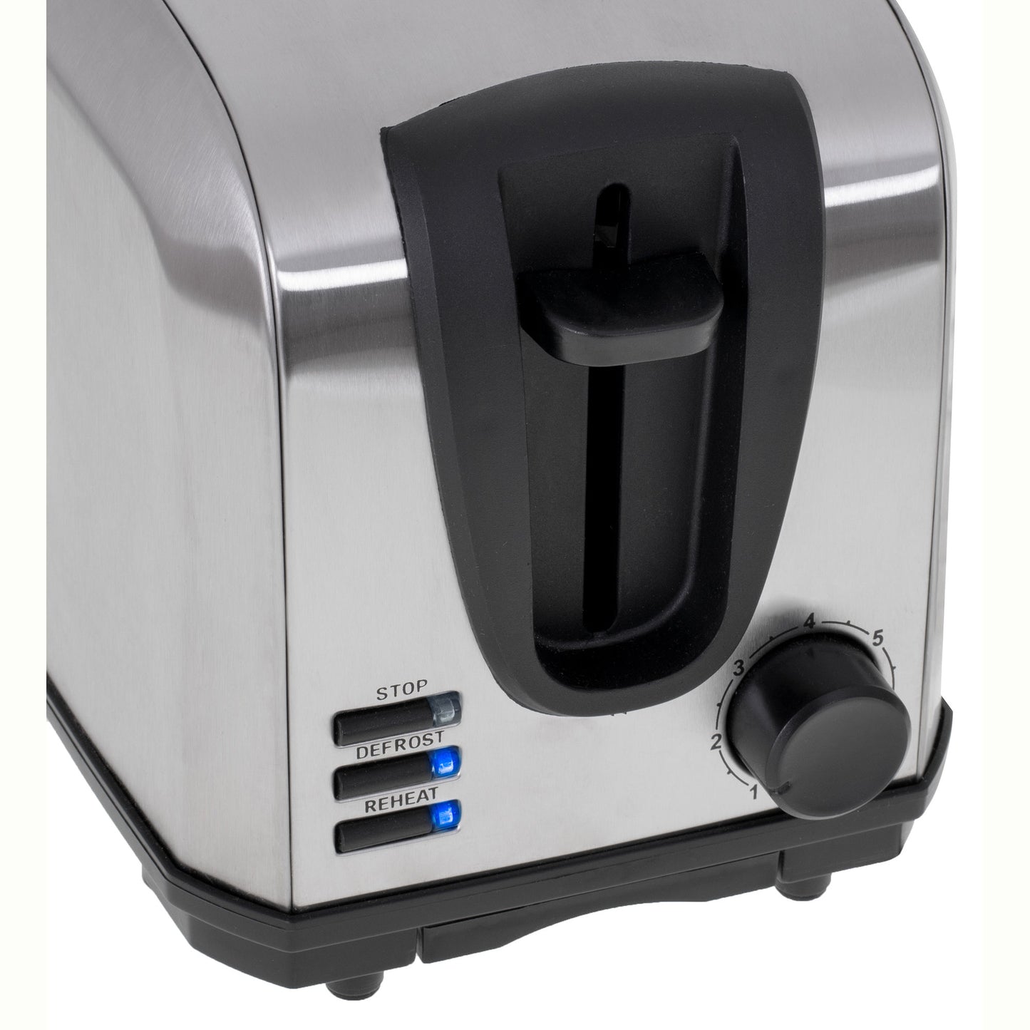 Tostadora Pan 2 Rebanadas, 7 Niveles Tostado 3 Funciones, Calienta Panecillos, Acero Inoxidable Adler Ad3222, Acero Inoxidable, 1000w_5