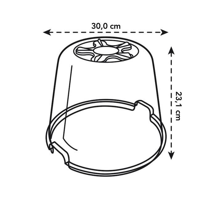 Capa de Estufa para Vasos Elho Green Basics 17 cm