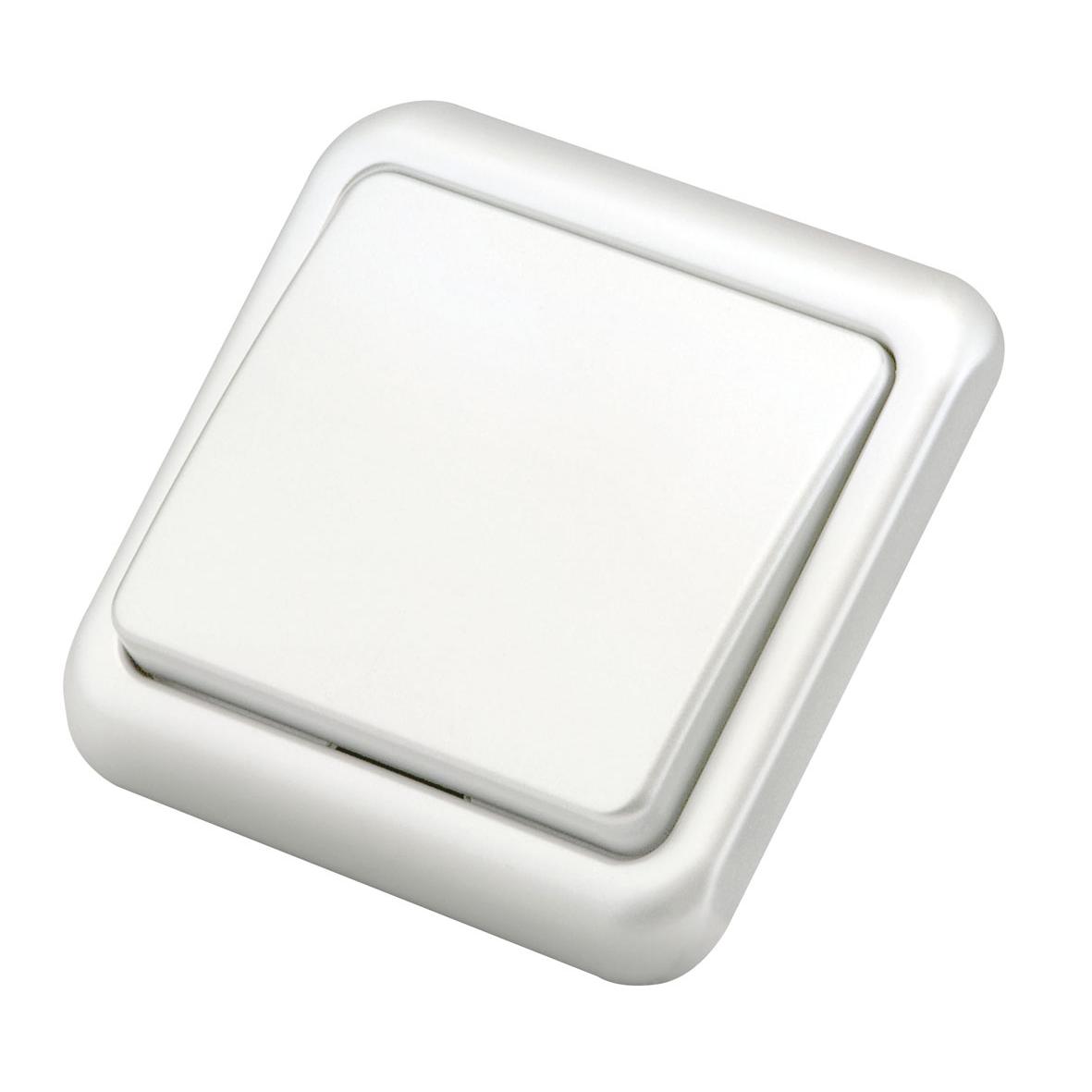 Interruptor conmutador empotrable Blanco Duolec
