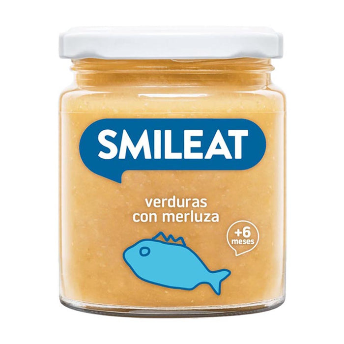 Smileat Pote Dourado Orgânico de Legumes com Pescada +6 meses 230g