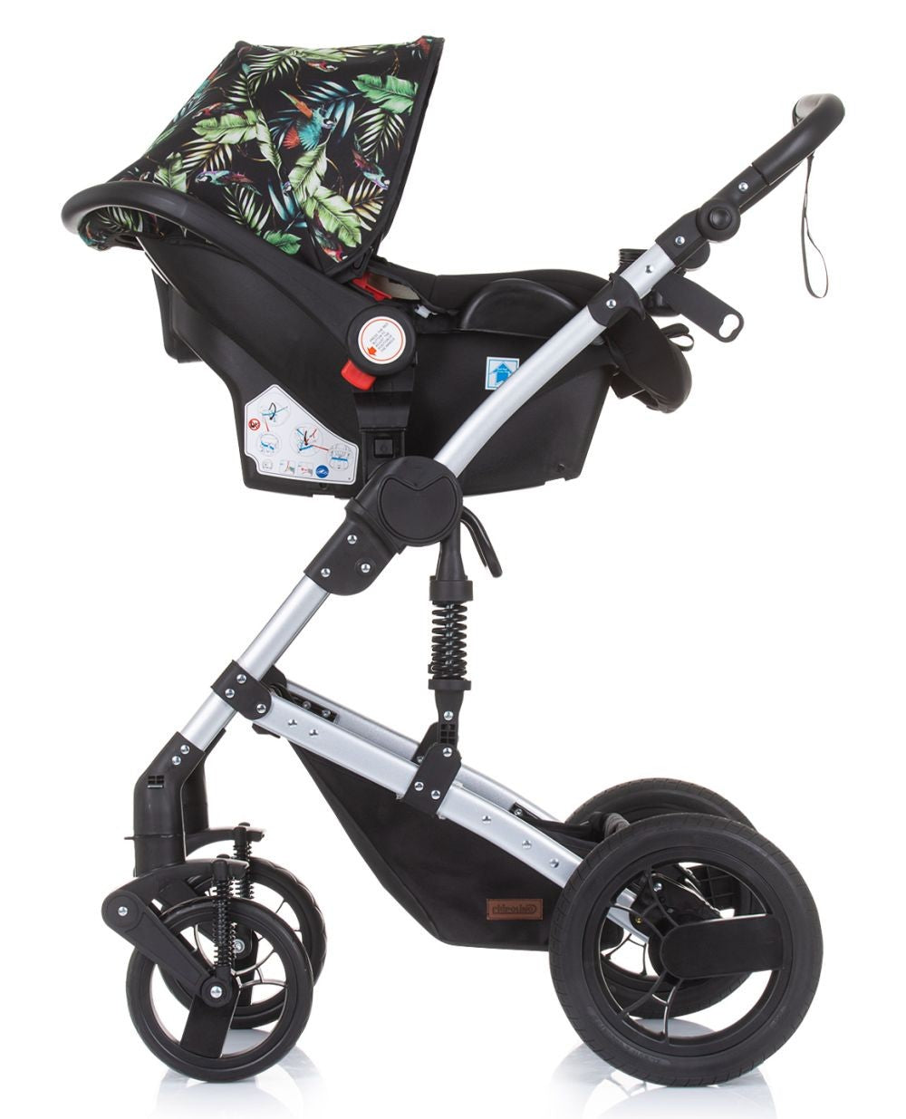 Carrito De Bebé Camea Trío Convertible Con Bolso Exotic_4
