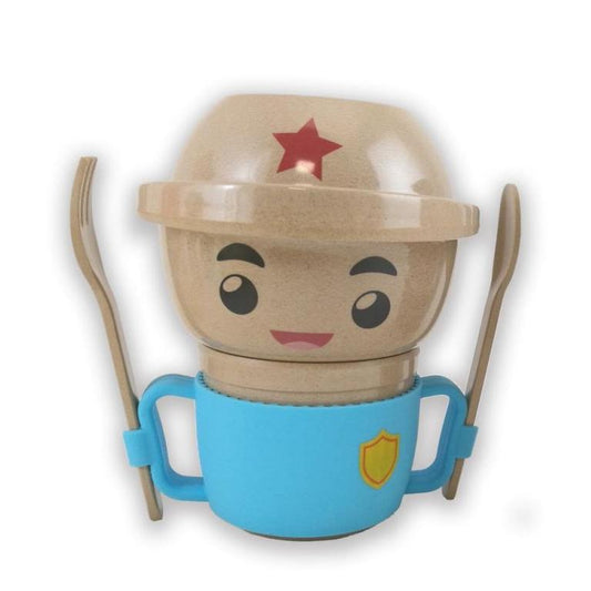 Serviço de louça infantil Husk (5 peças) verde