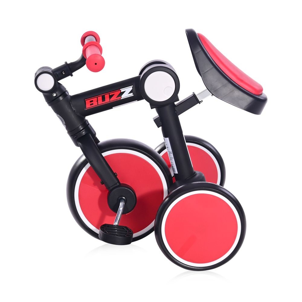 Triciclo Plegable Buzz Para Bebé Black Red_4