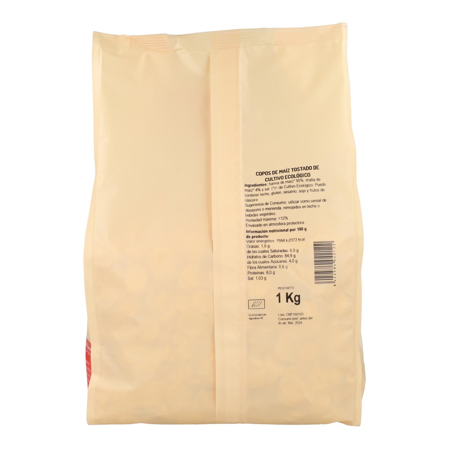 El Granero BIO Flocos de Milho Torrados, 1kg