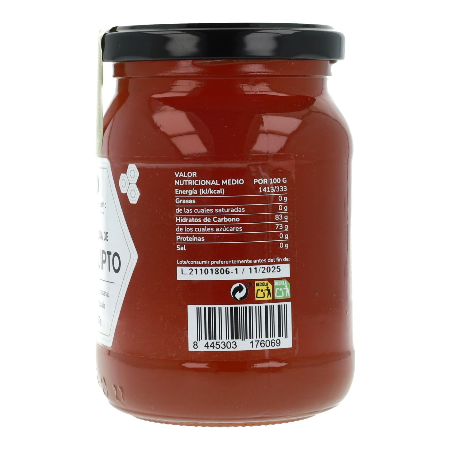 Mel de eucalipto cru Planeta Huerto 500 g