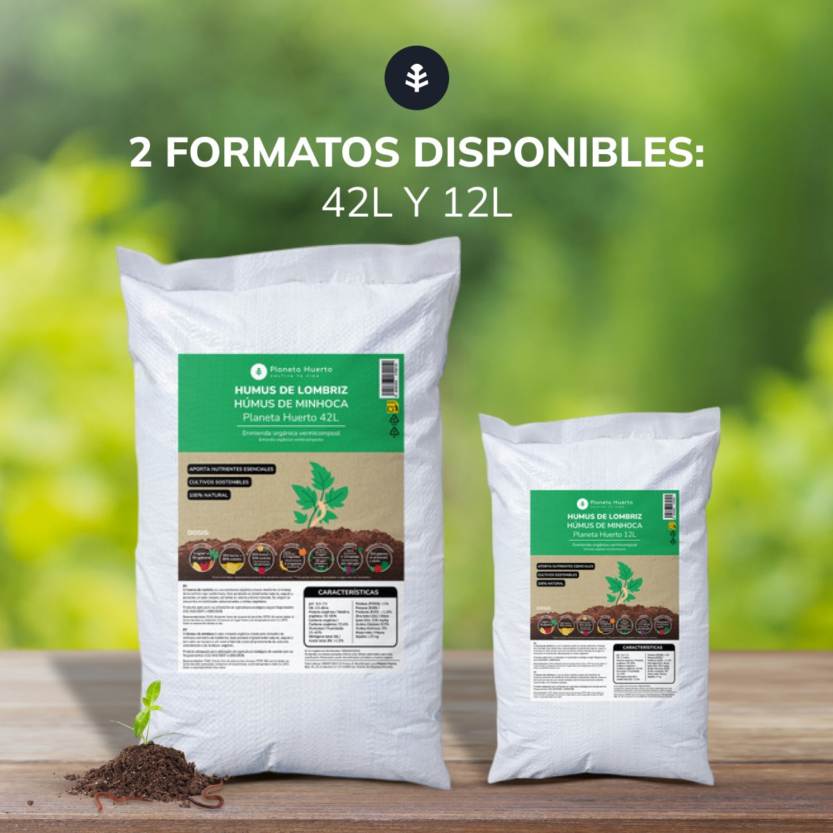 Planeta Huerto Húmus de Minhoca 42 l