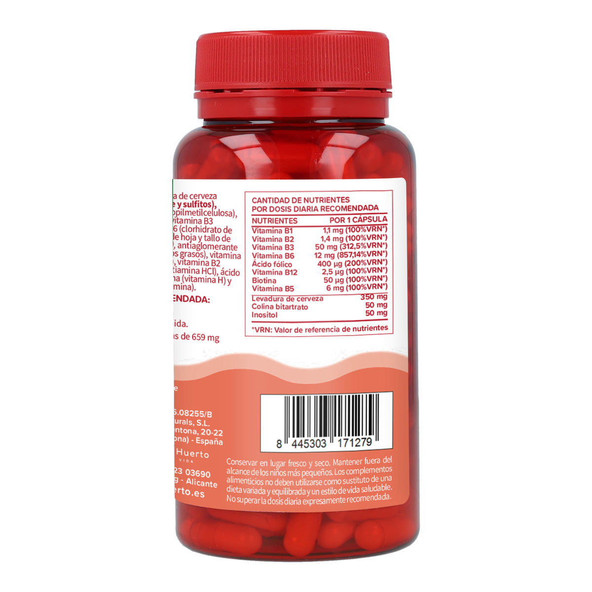 Complexo Vitamina B Planeta Huerto 60 Cápsulas