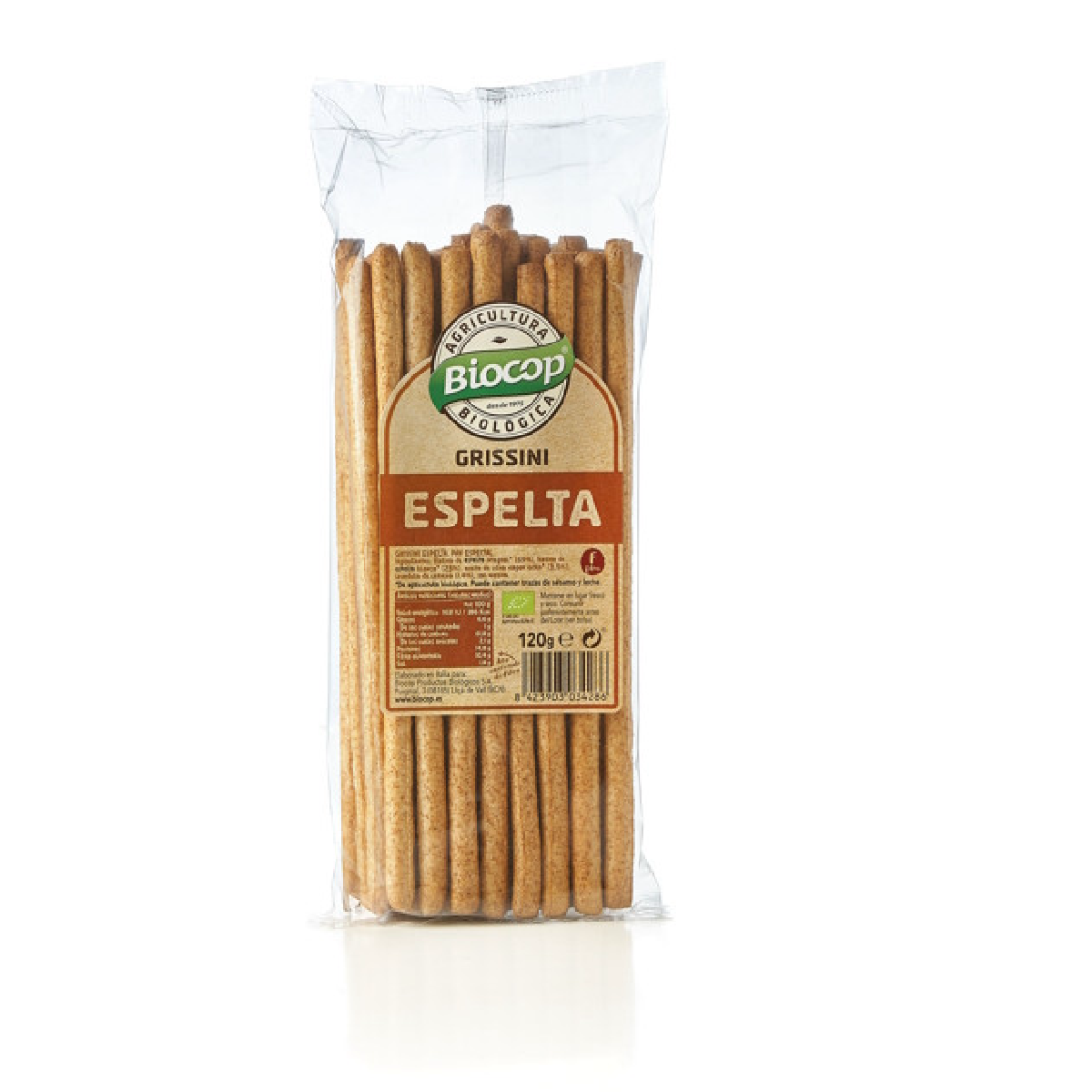 Palitos de pão de espelta Biocop 120 g