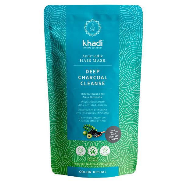 Mascarilla capilar DETOX carbón activo Khadi 50 g capilar detox
