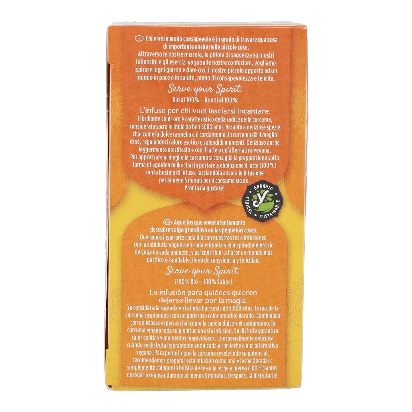 Yogi Tea BIO Turmeric Chai, 17 saquetas de chá