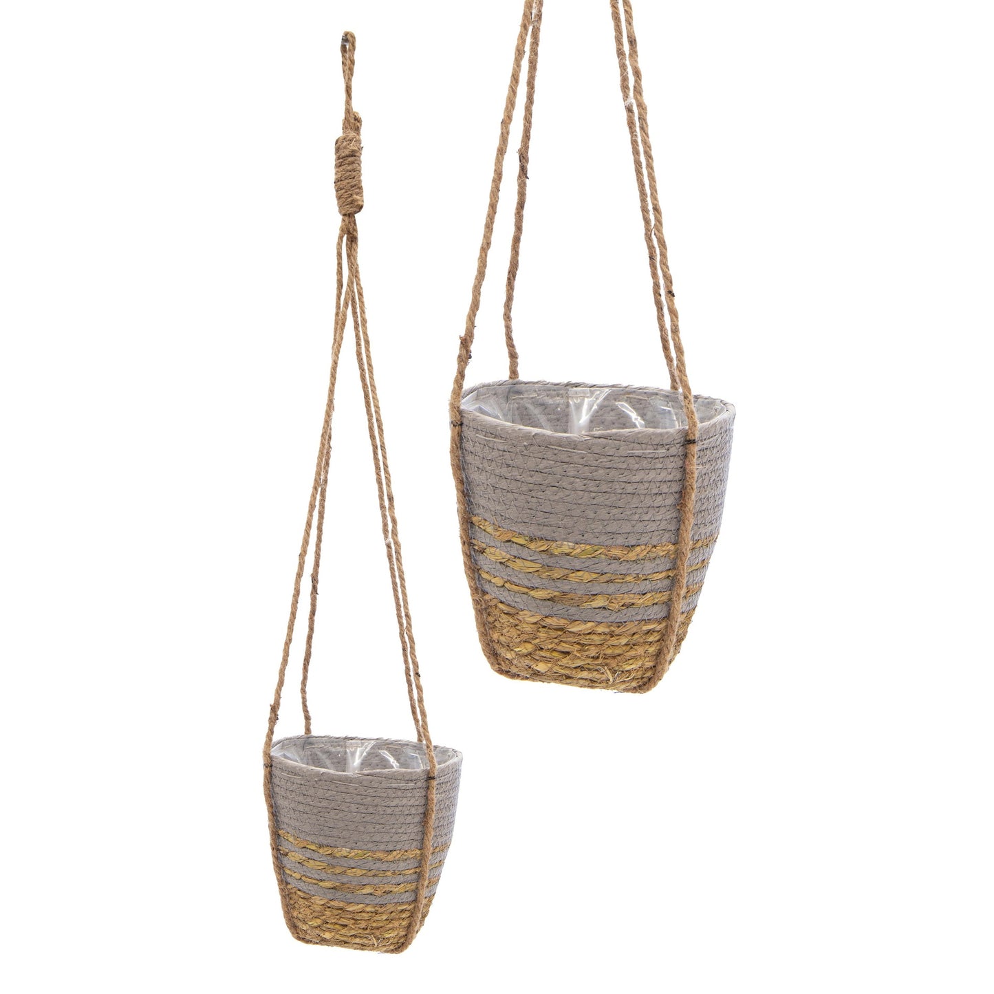 Capa para vaso suspenso Hayden Grey Mega Collections