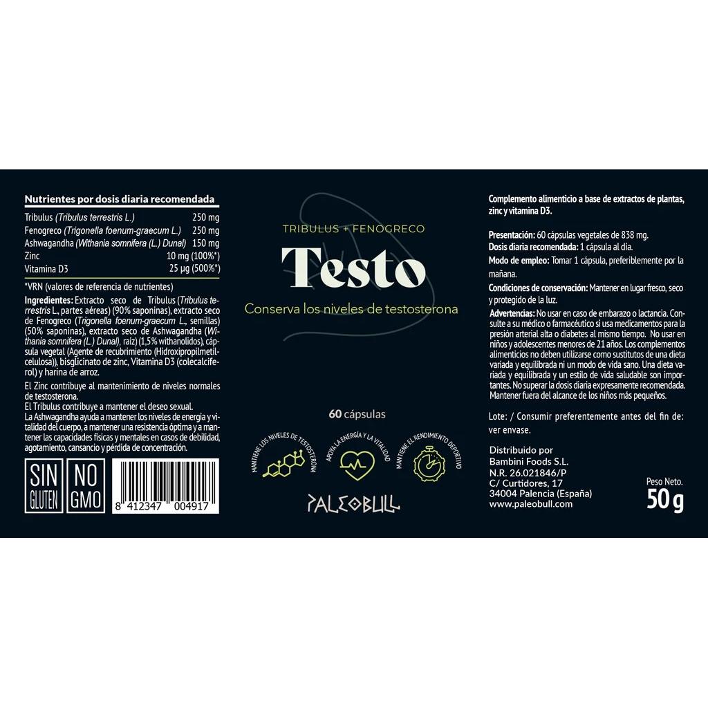 Testo Energy and Vitality Enhancer Paleobull 50 g