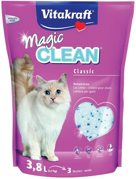 Contas de sílica gel superabsorvente Vitakraft Magic Clean 3,8 L