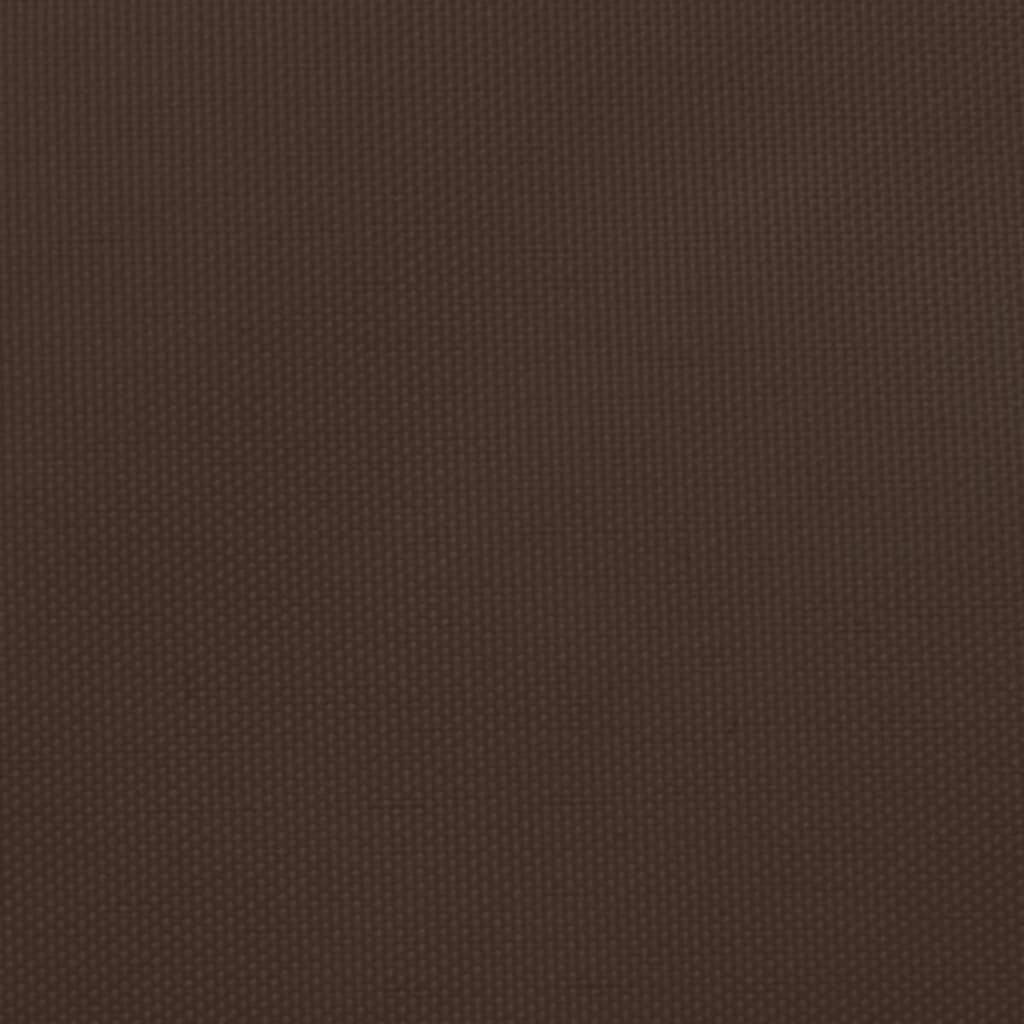 Vidaxl Toldo De Vela Trapezoidal De Tela Oxford Marrón 3/4x3 M_4