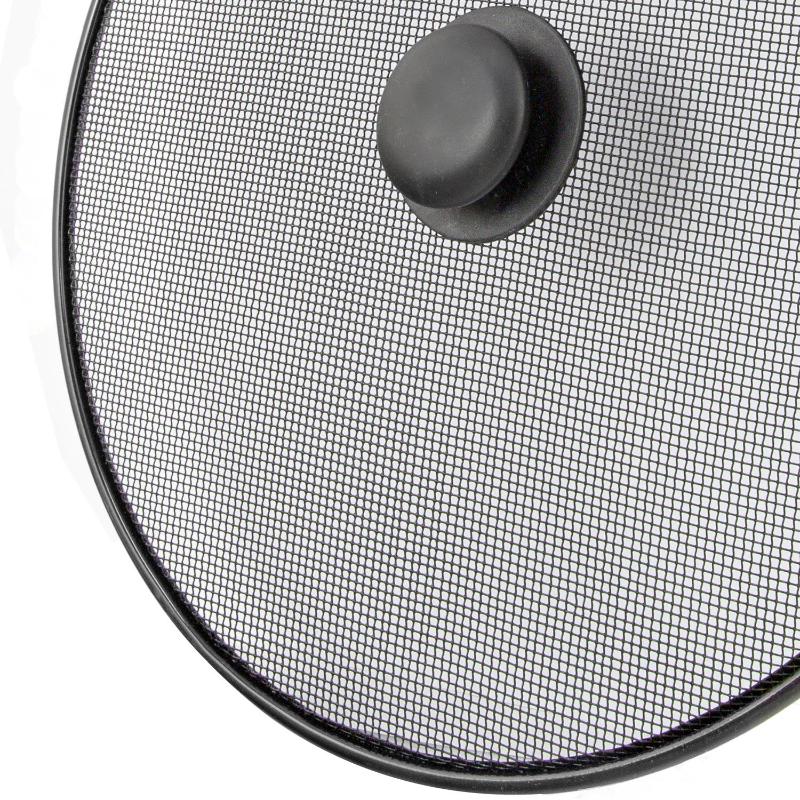 Tapa Anti Salpicaduras Sarten Acero Ø 30 Cm. Negro.
