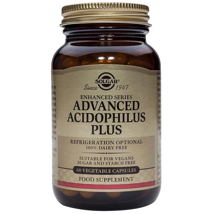 Solgar Advanced Acidophilus Plus 120 Cápsulas Vegetais
