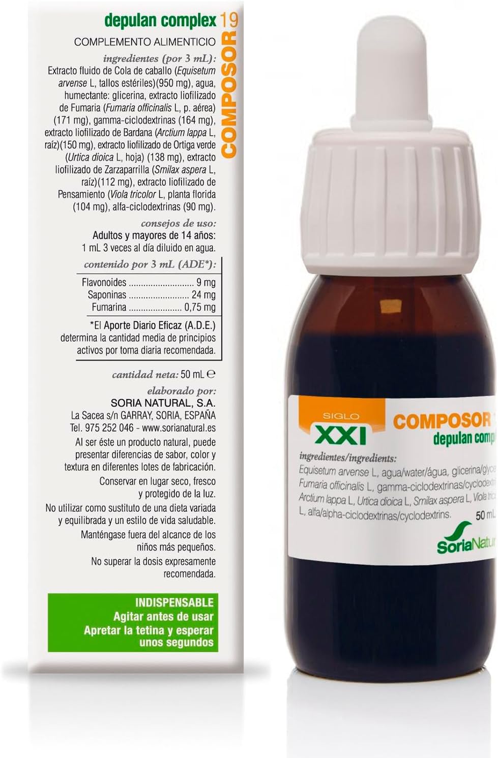 Composor 19 Depulan Soria Natura 50 ml