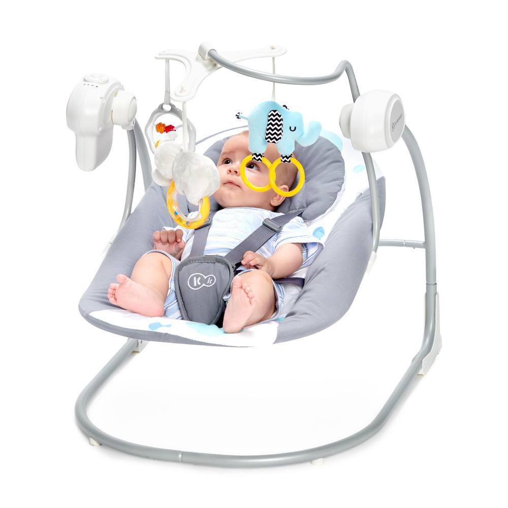 Cadeira de baloiço Kinderkraft Pink Minky para bebé