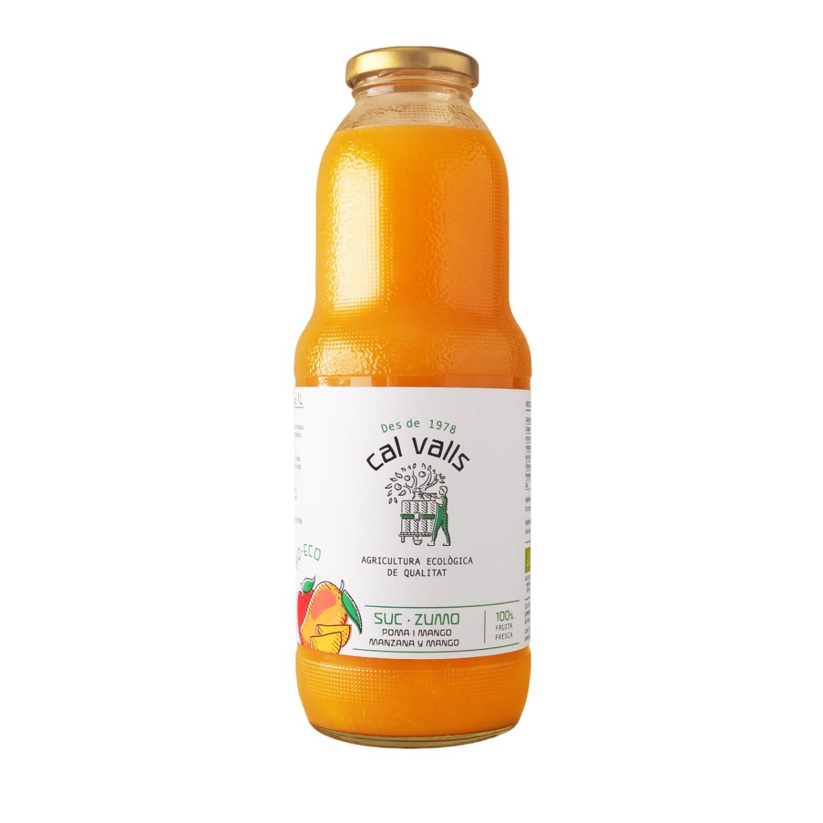 Zumo de Mango y Manzana Eco Cal Valls 1L