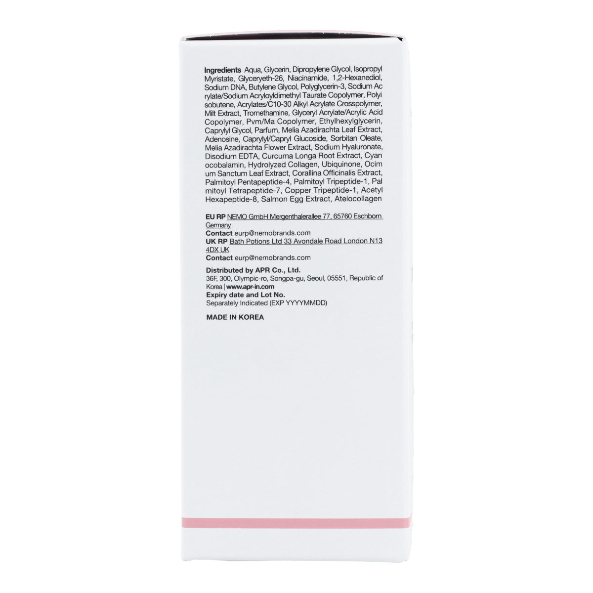 Sérum facial PDRN Pink Peptide Serum Medicube 30 ml
