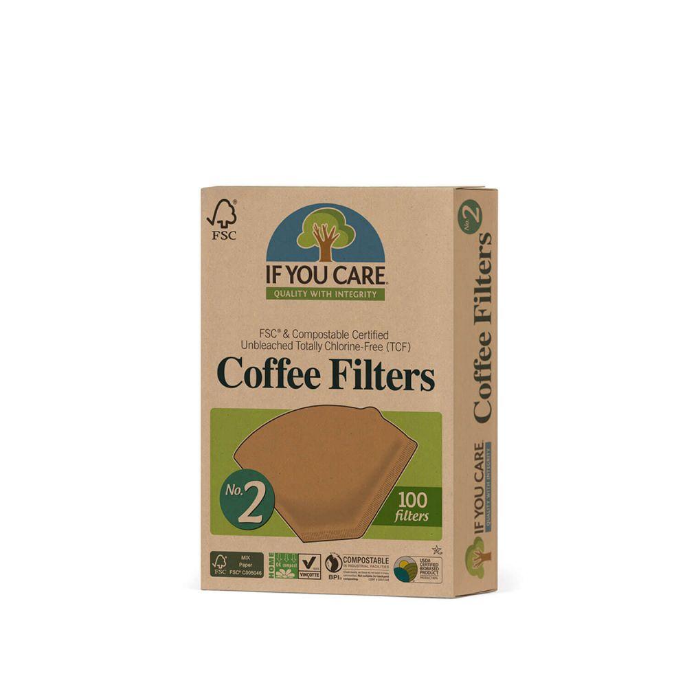 Filtros café nº2 If you Care 100 Uds