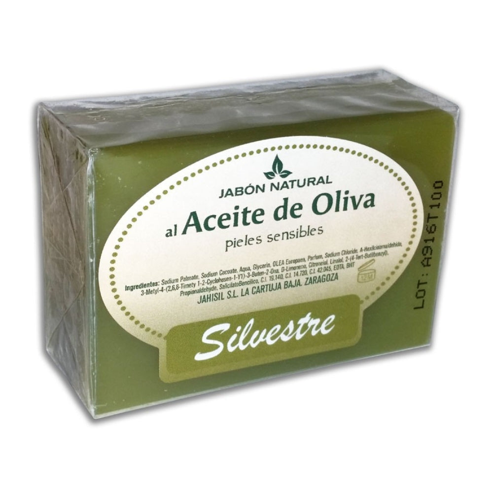 Jabón Natural Aceite De Oliva100gr Silvestre_0