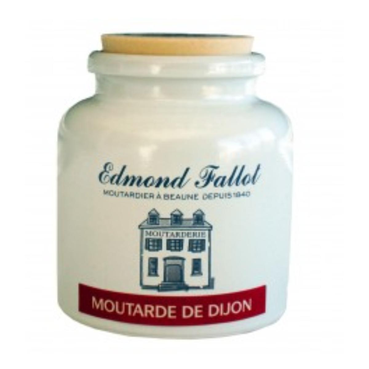 Mostarda Dijon em pote de cerâmica Edmond Fallot 250g