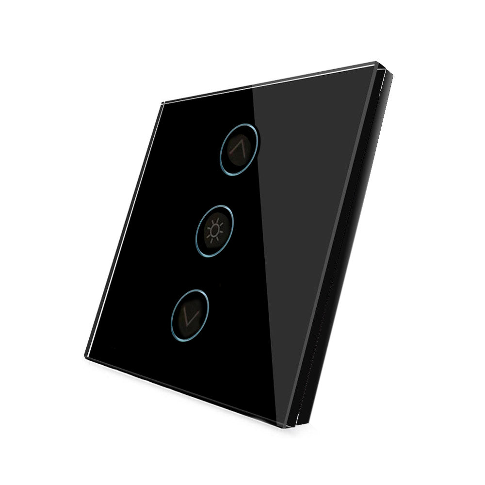 Frontal 1x Cristal Negro, 3 Botones, Dimmer_1