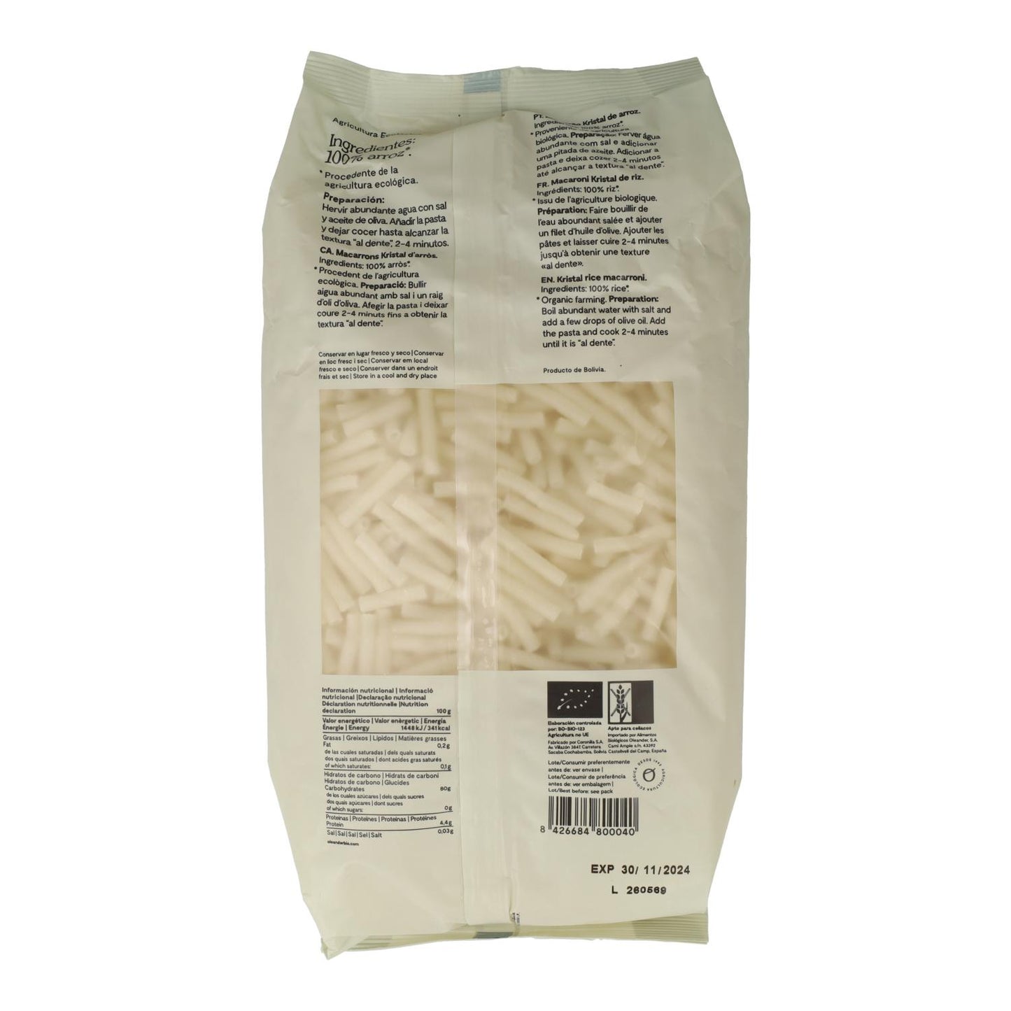 Massa de Arroz com Oleandro 500g