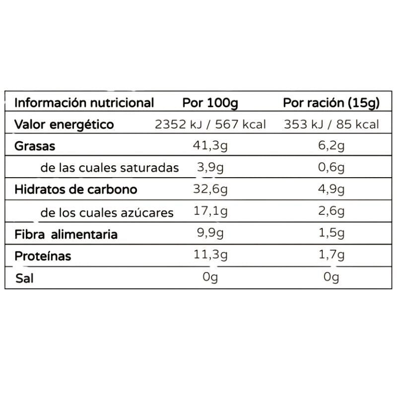 Creme de cacau e avelã 55% Solo Nuts 200g
