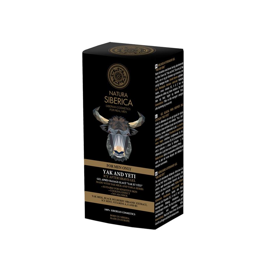 Gel after shave Yak e Yeti Glacial Natura Siberica, 150 ml