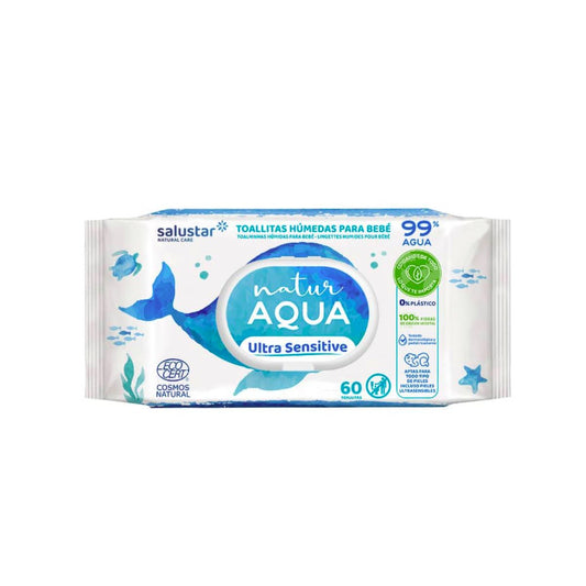 Toalhitas Natur Aqua Baby 60 unidades