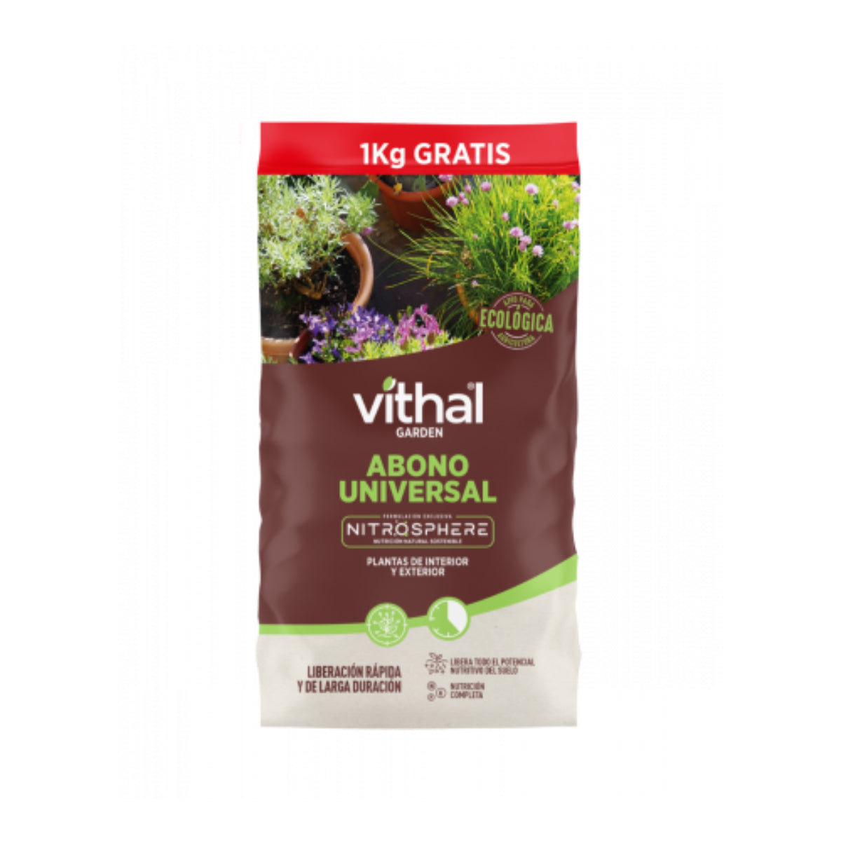 Fertilizante Universal Eco Nitrosphere 6 Kg Vithal Garden