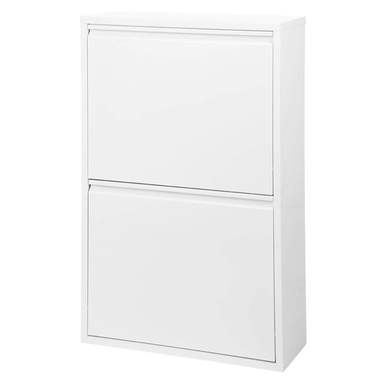 Armário Duett em metal reciclado com 4 compartimentos cinzento