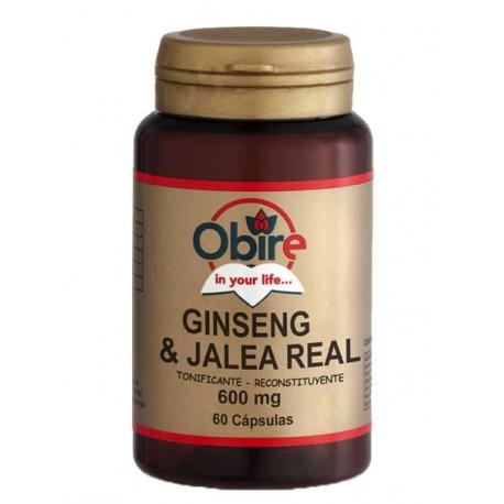 Ginseng e Geleia Real 600 mg Obire 60 cápsulas