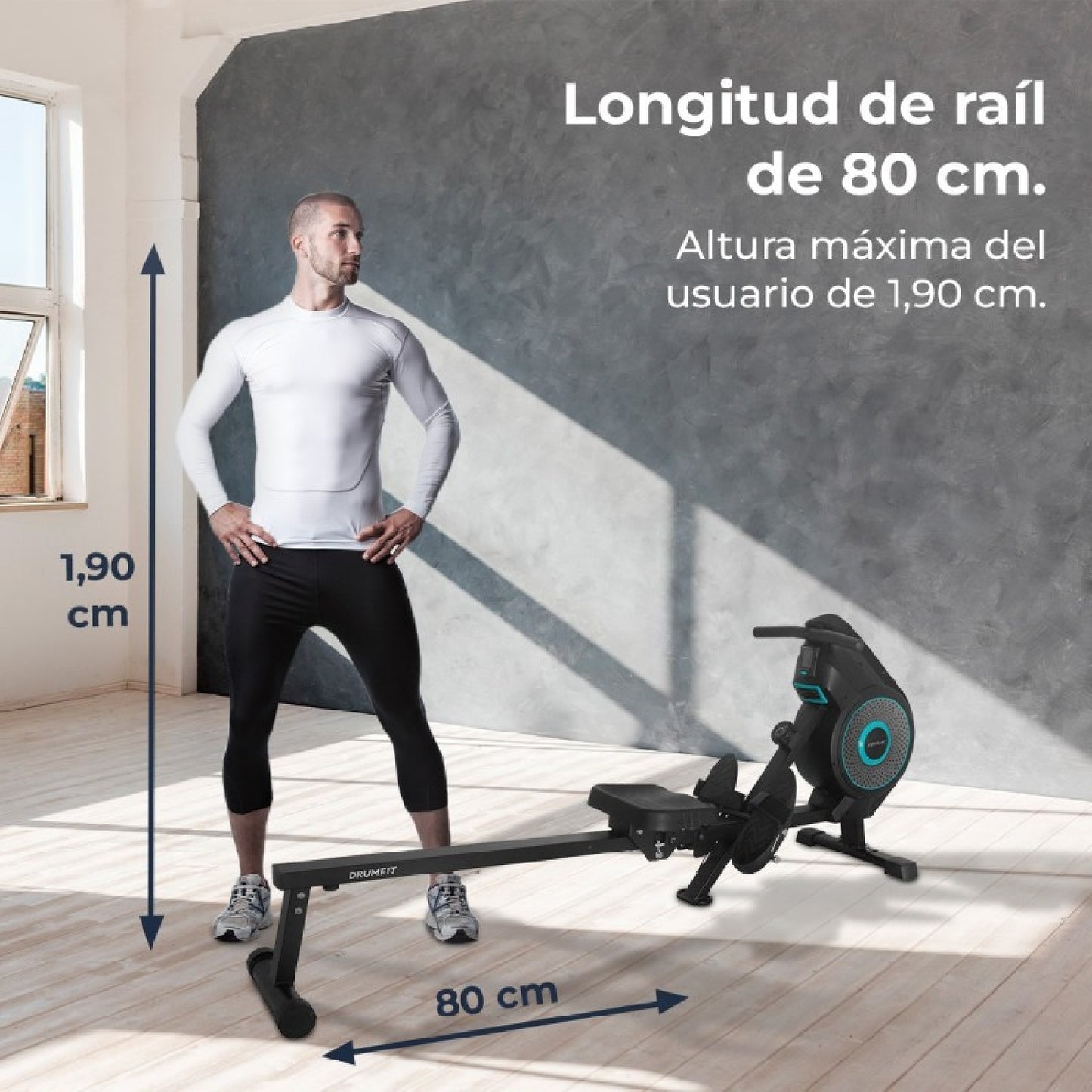 Cecotec Remos De Aire Drumfit Rower Eolo Magno Cecotec_4