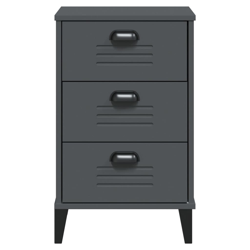 Mesita De Noche Viken Madera De Ingeniería Gris Antracita_4