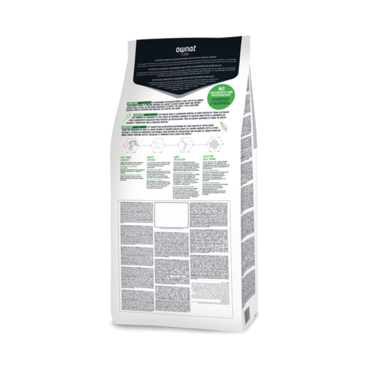 Ração Ownat Care Weight Control para gatos 3 kg