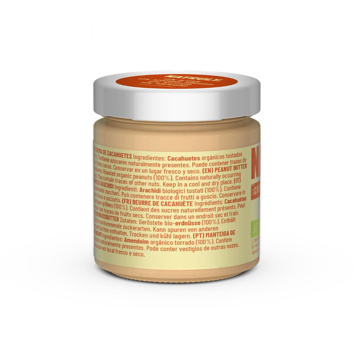 Manteiga de amendoim biológica Natruly 200 g